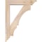 Ekena Millwork Balboa Traditional Smooth Bracket w/ Offset Brace, Douglas Fir, 5 1/2"W x 24"D x 32"H BKT0604X24X32BOA01SDF - alternate 2